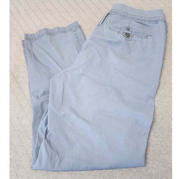 Laura Ashley Gray Cargo Pants Womens size 4 Utility Multi Pocket Casual - Picture 2 of 12